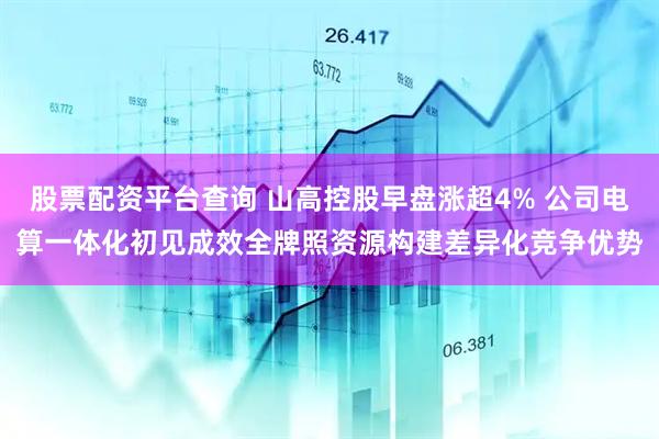 股票配资平台查询 山高控股早盘涨超4% 公司电算一体化初见成效全牌照资源构建差异化竞争优势